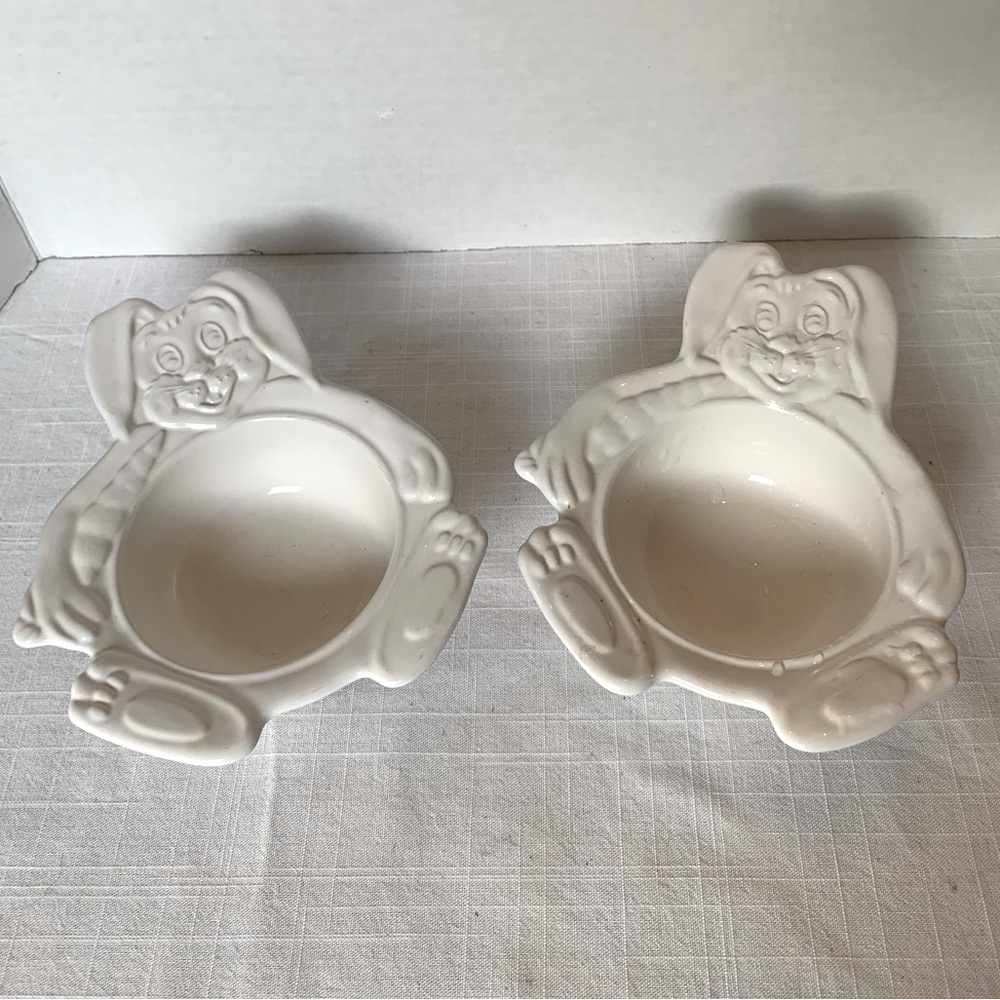 PFALTZGRAFF | Set of 2 | Vintage Pottery Heritage Bunny Rabbit Bowls